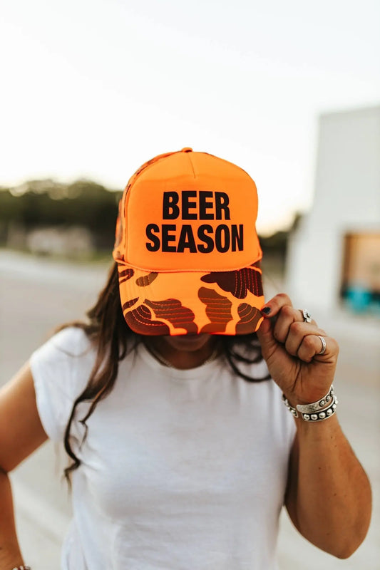 Beer Season Trucker Hat Wild Junkie