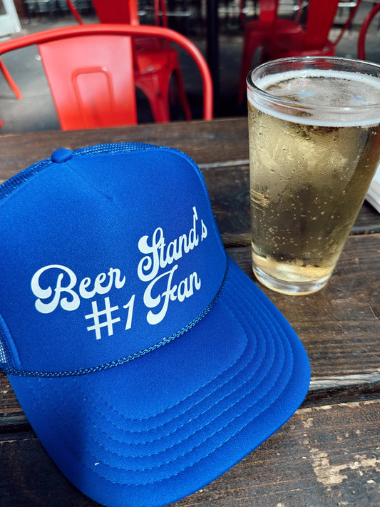Beer Stand's #1 Fan Trucker Hat KenzKustomz