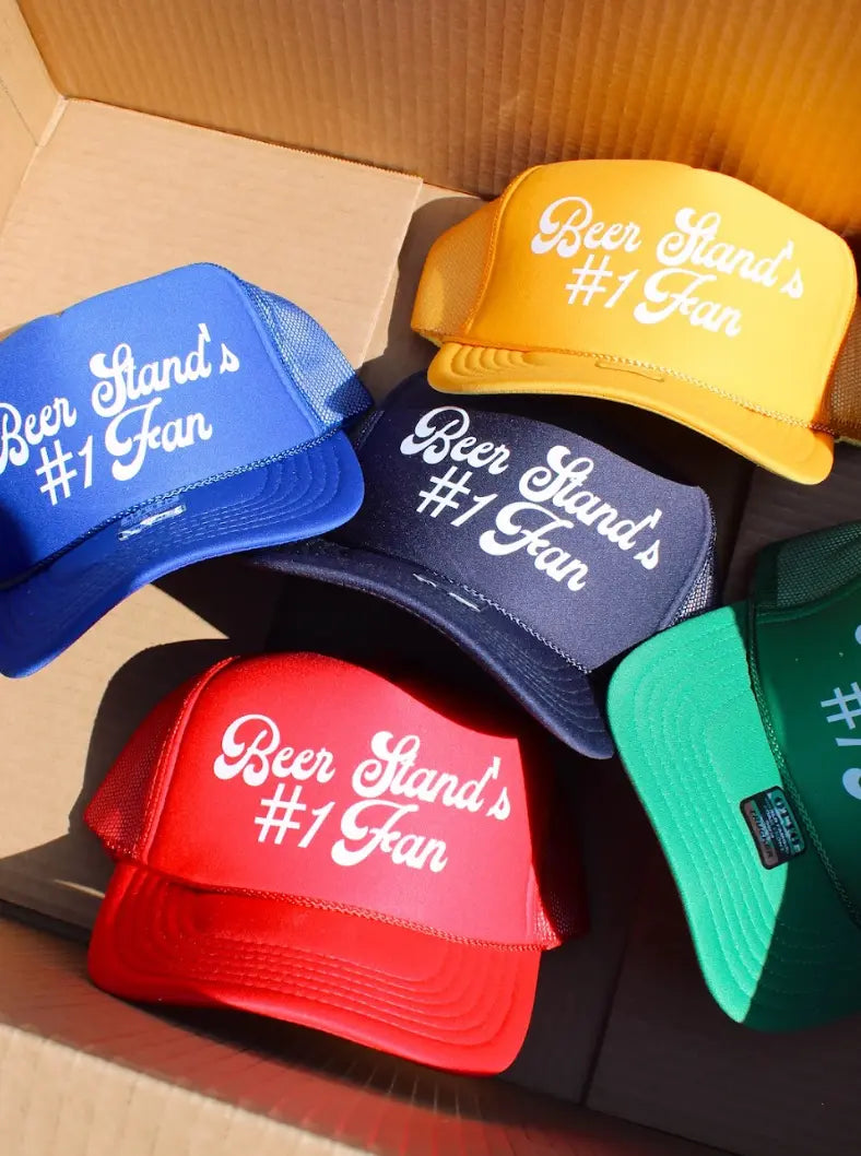 Beer Stand's #1 Fan Trucker Hat KenzKustomz