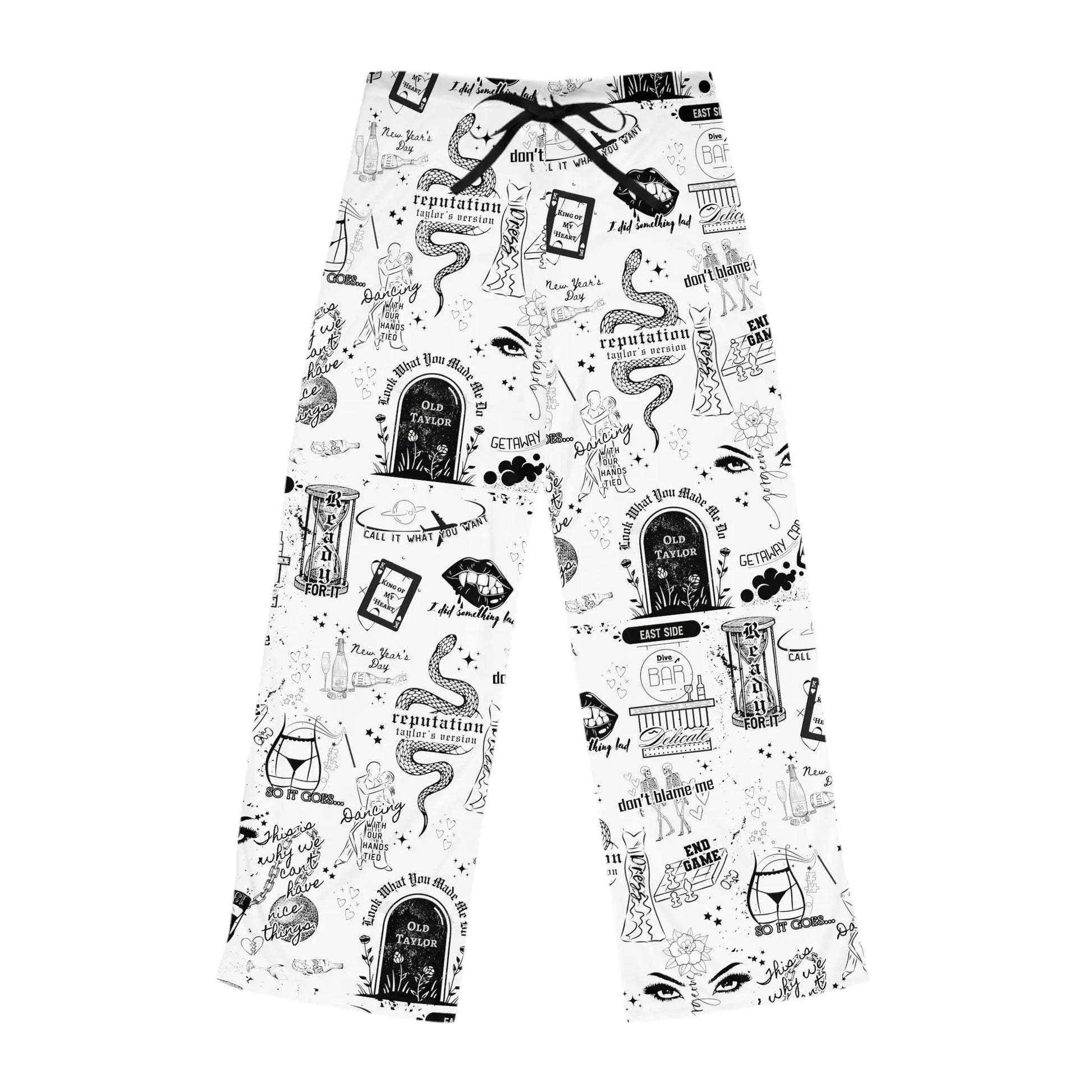 Big Reputation Pajama Pants Printify