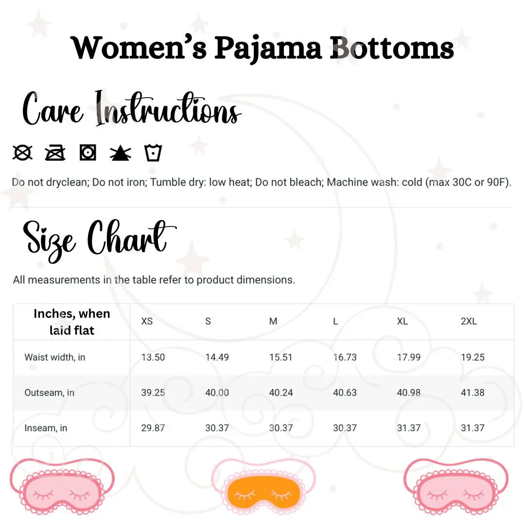Big Reputation Pajama Pants Printify