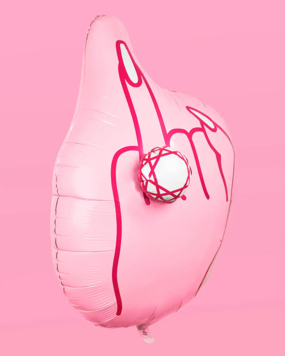 Bling Ring Basics - foam finger + balloon xo, Fetti