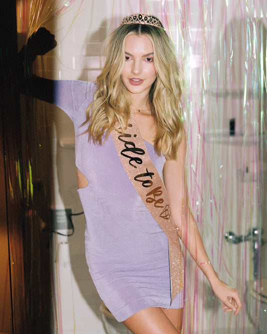 Bling Ring Kit - rose gold bach party kit xo, Fetti