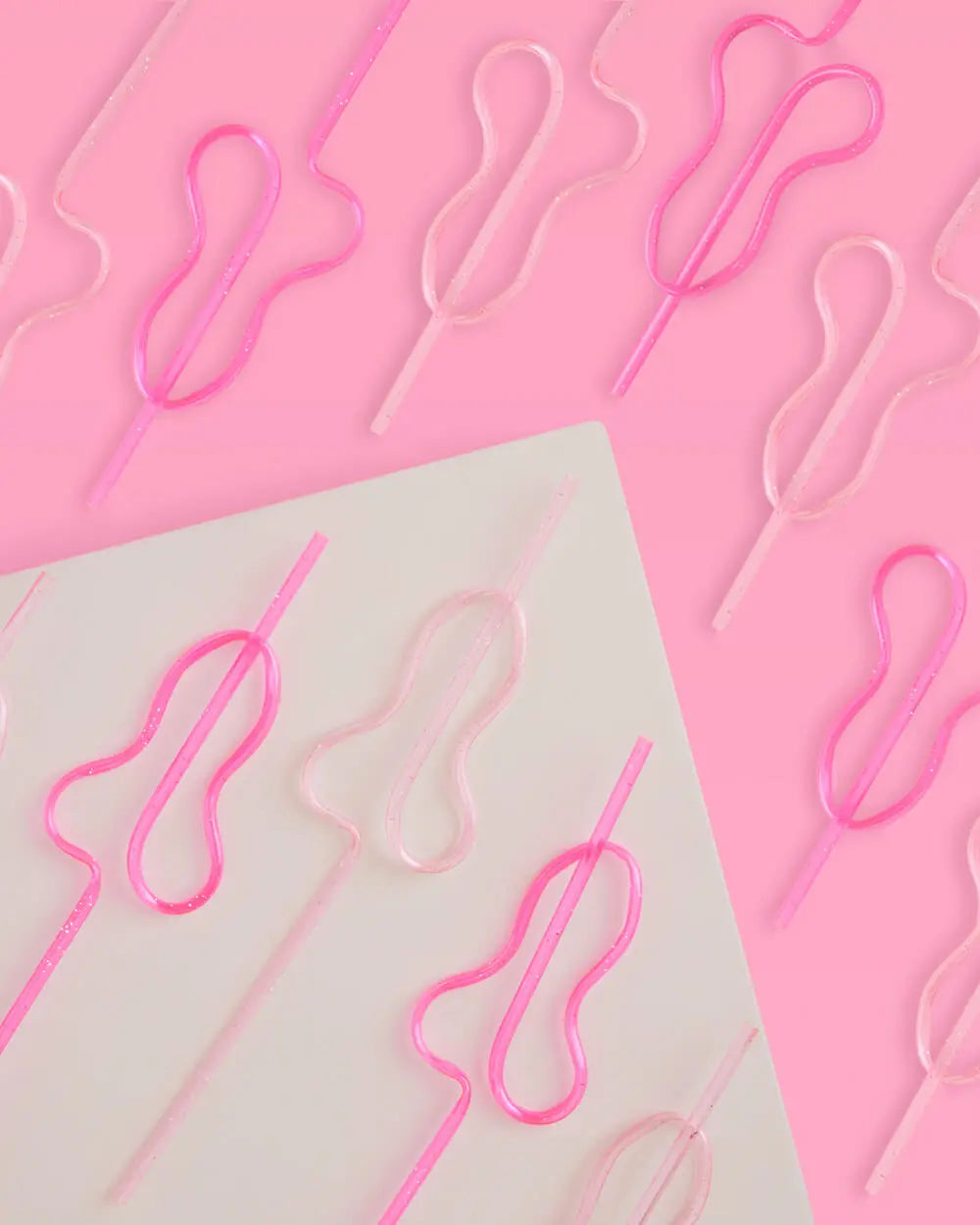 Bling Ring Pen*s Pack - sippers + straws xo, Fetti