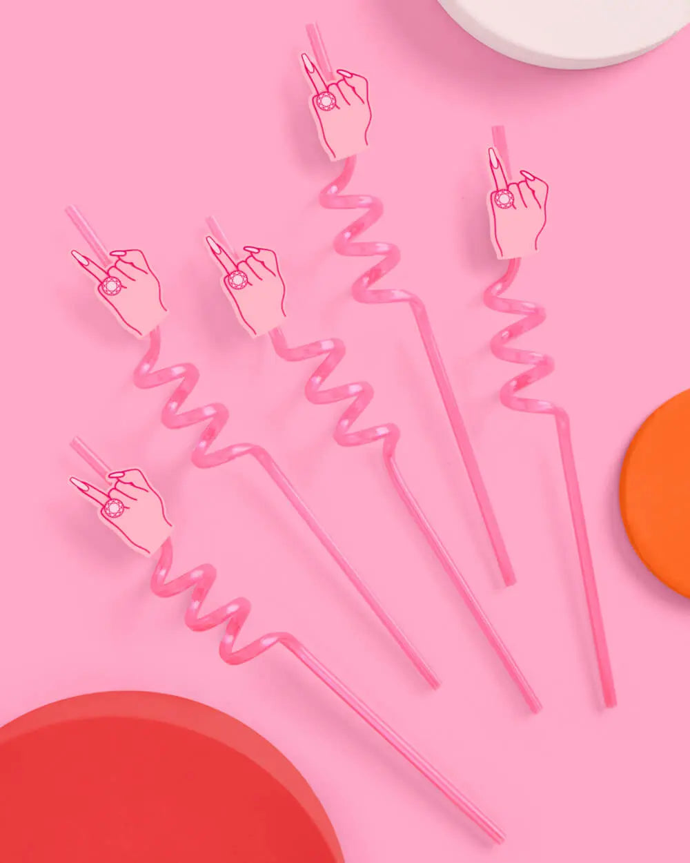 Bling Ring Straws - 12 reusable straws xo, Fetti