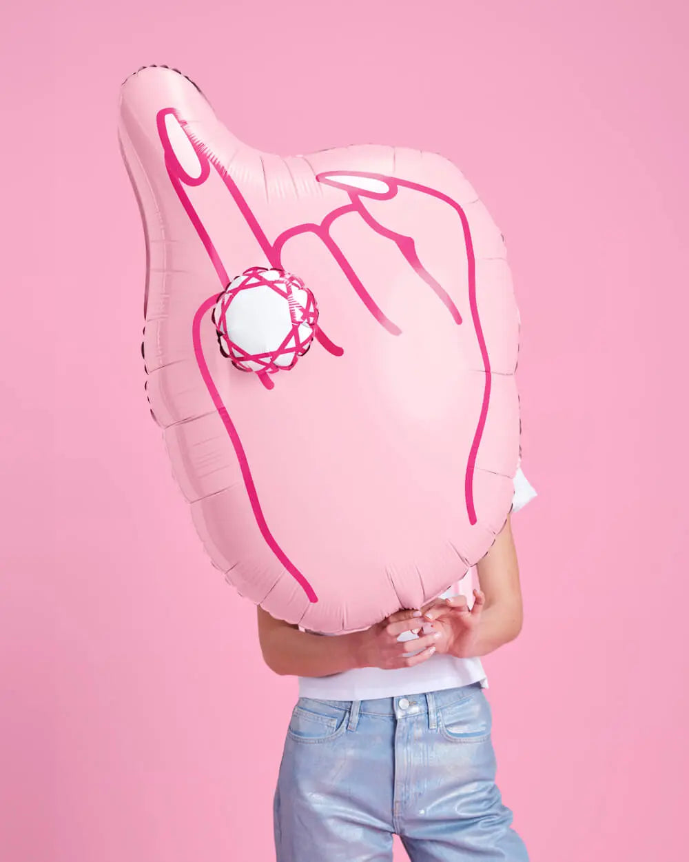 Bling Ring XL Balloon - 40" matte balloon xo, Fetti