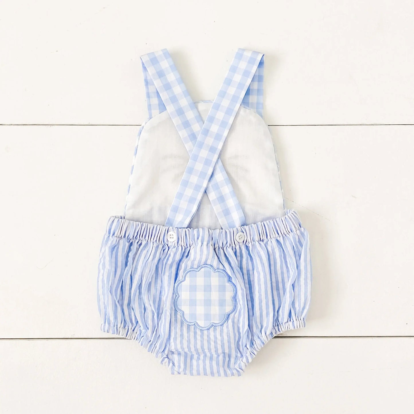 Blue Bunny Sunsuit Seven Lantern Lane