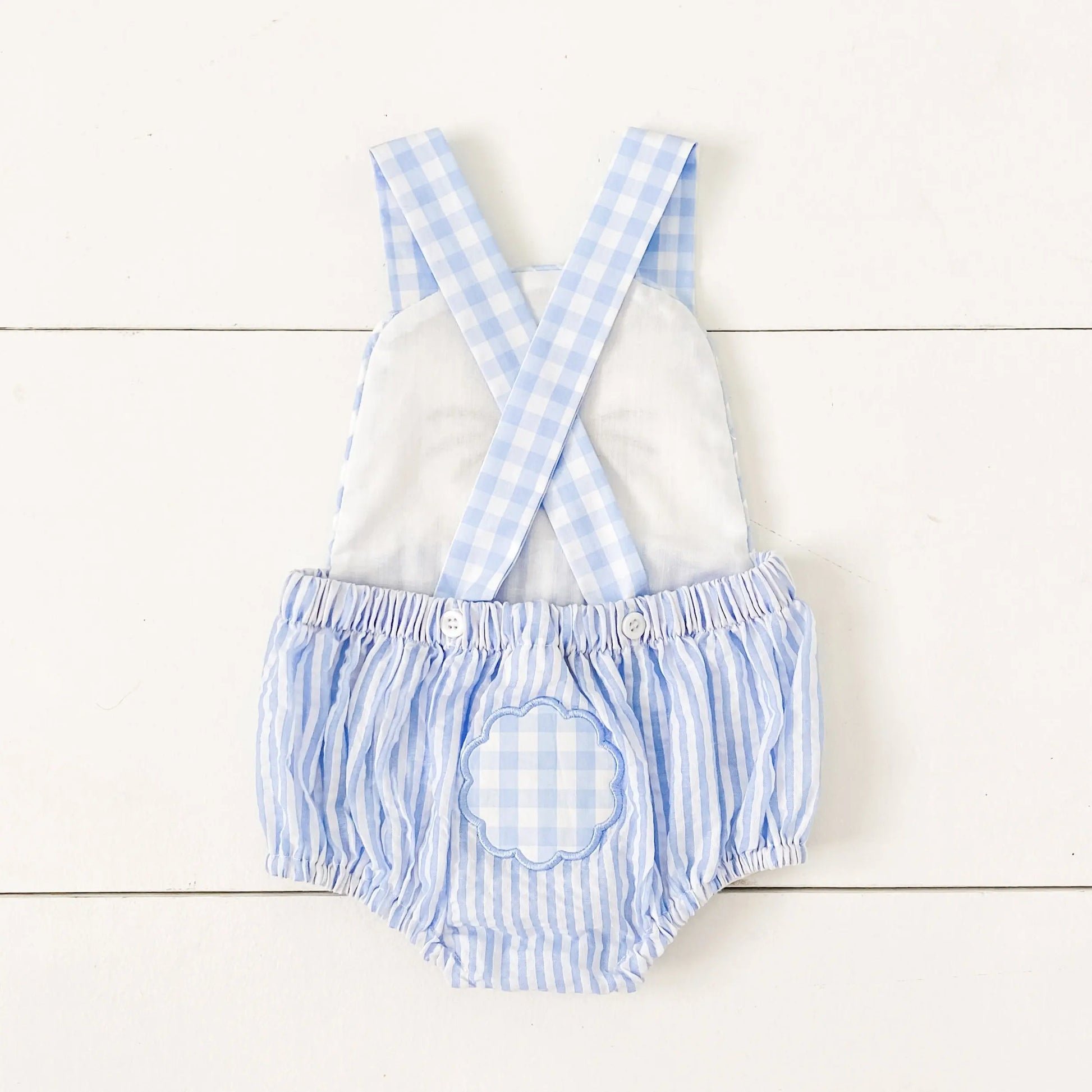 Blue Bunny Sunsuit Seven Lantern Lane