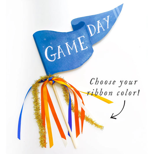 Blue Game Day Party Pennant Cami Monet
