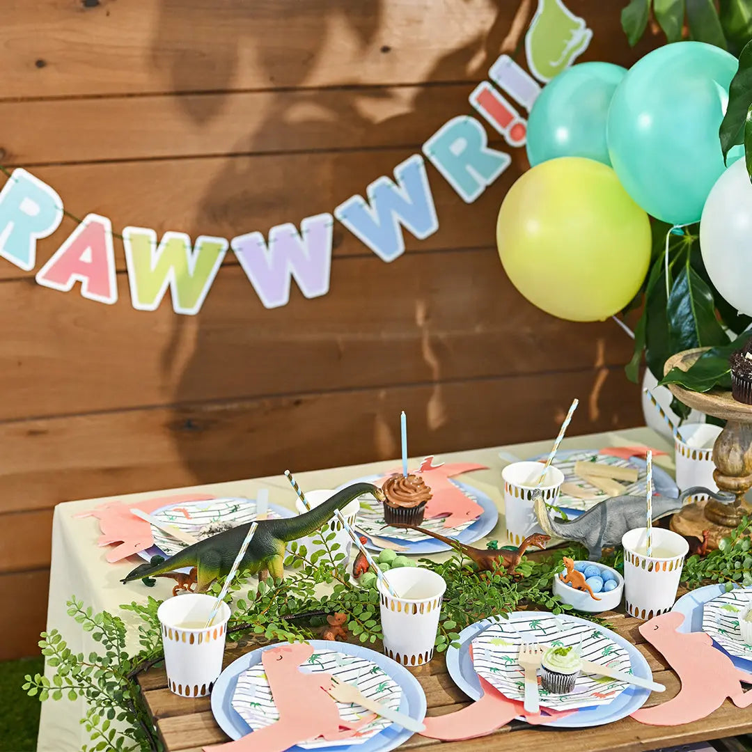 Blue and Gold Paper Straws (25 per pack) Coterie