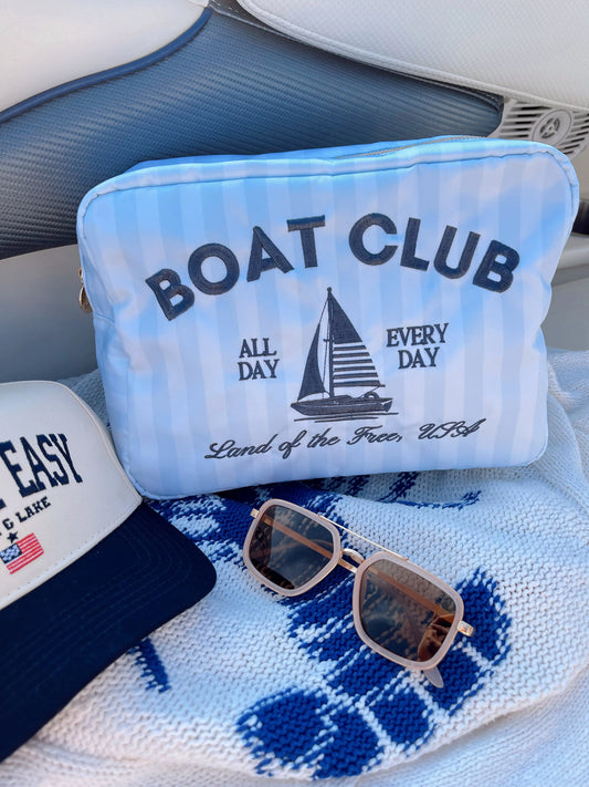 Boat Club - Blue Stripes XL Bag KenzKustomz