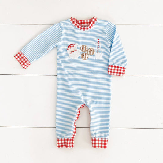 Boys Cookies For Santa Romper - Latchkey 