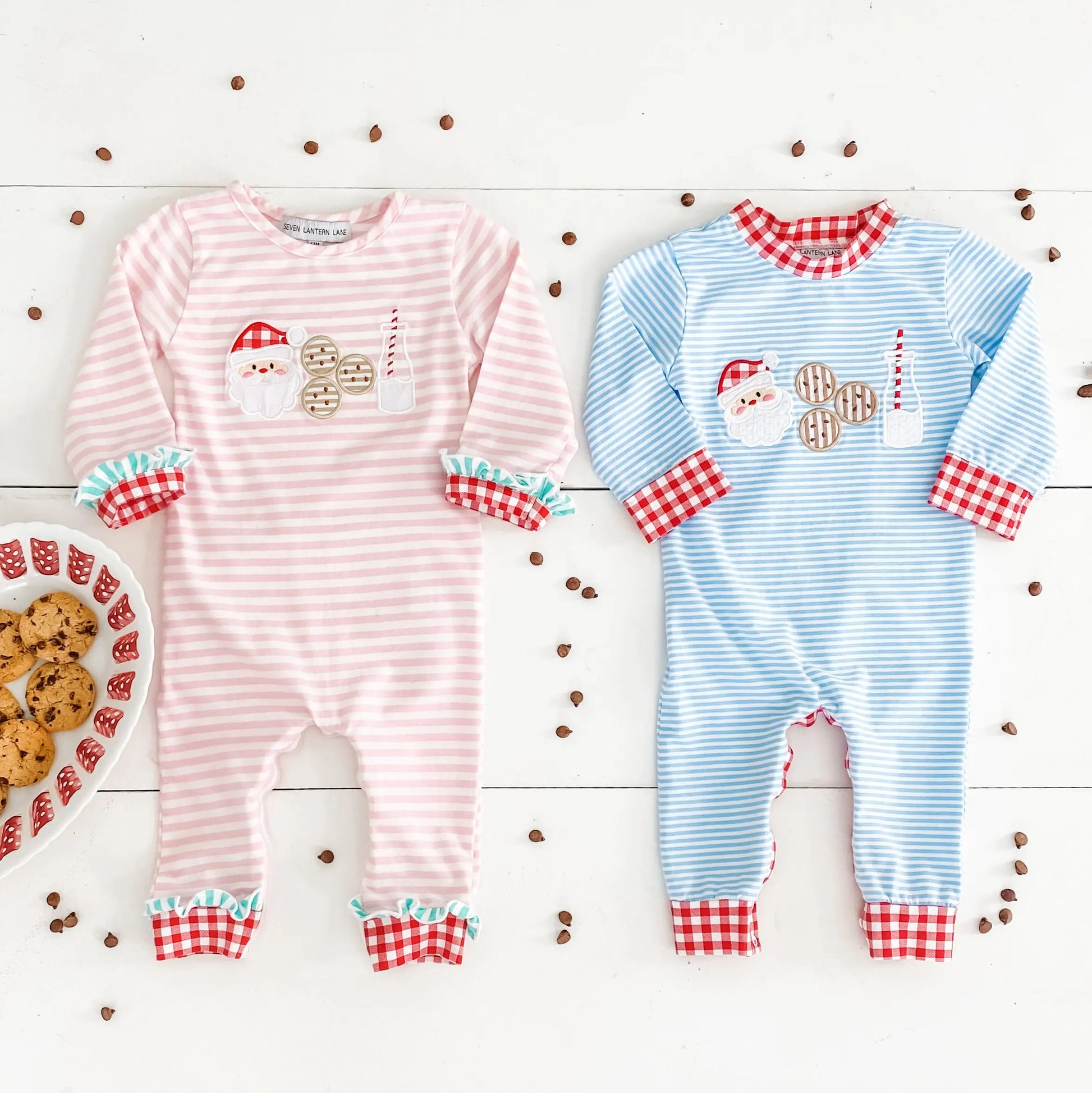 Boys Cookies For Santa Romper - Latchkey 
