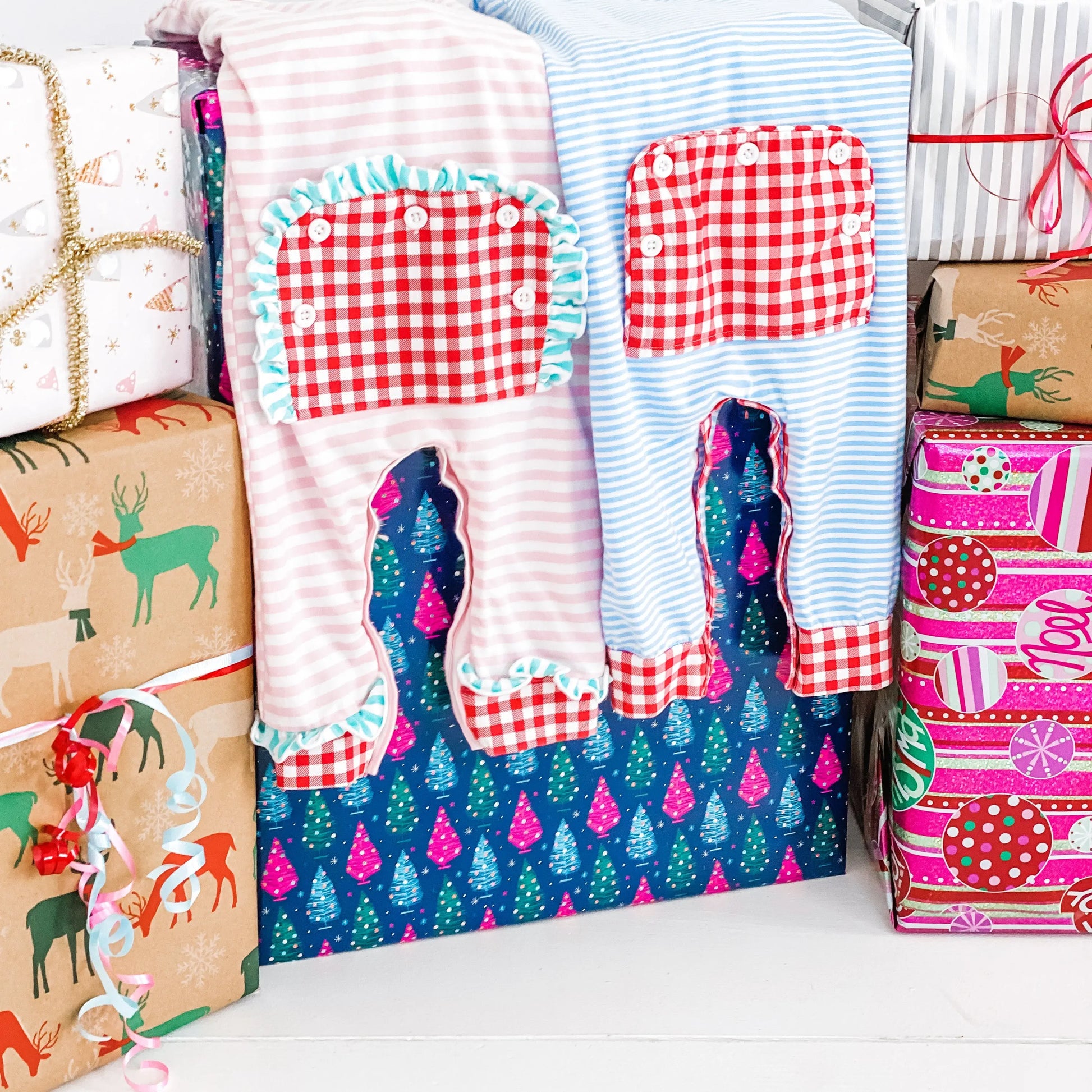 Boys Cookies For Santa Romper - Latchkey 