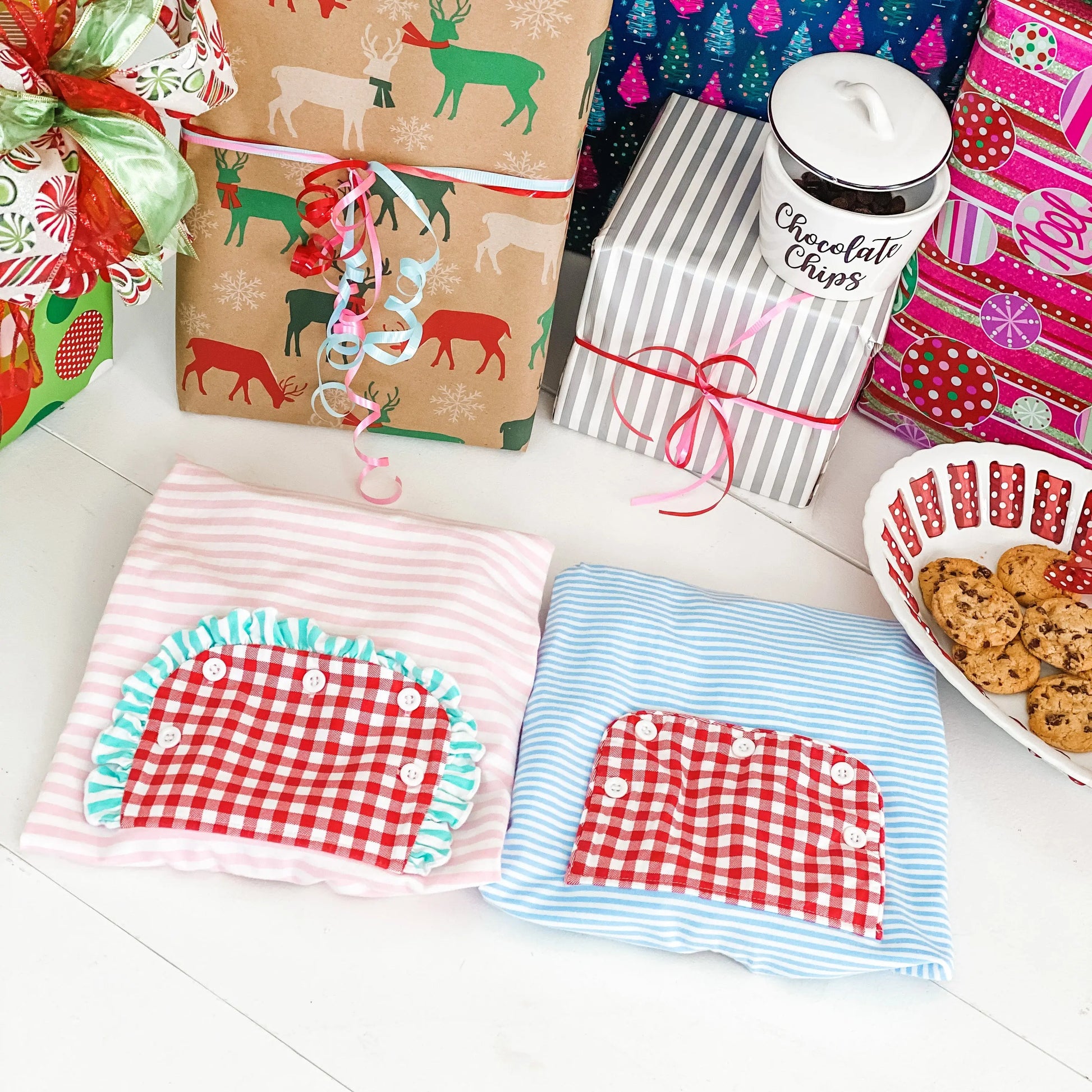 Boys Cookies For Santa Romper - Latchkey 