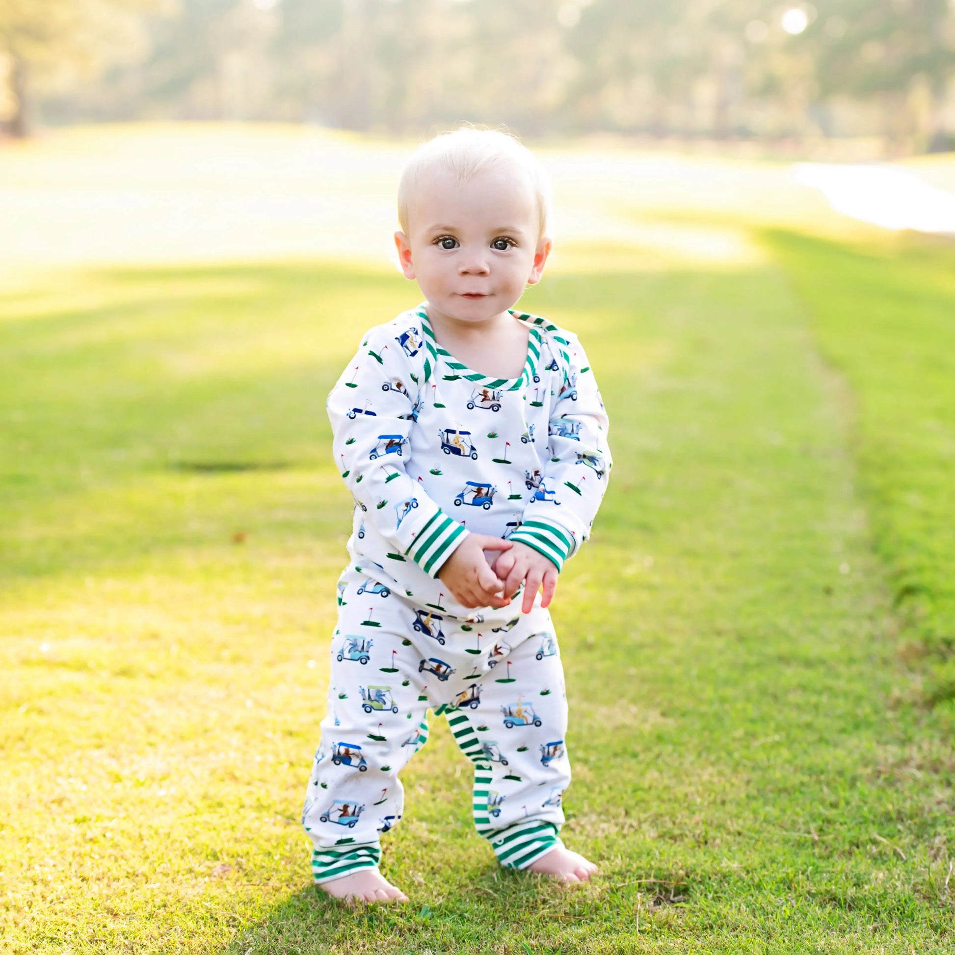 Boys Fairway Golf Romper - Latchkey