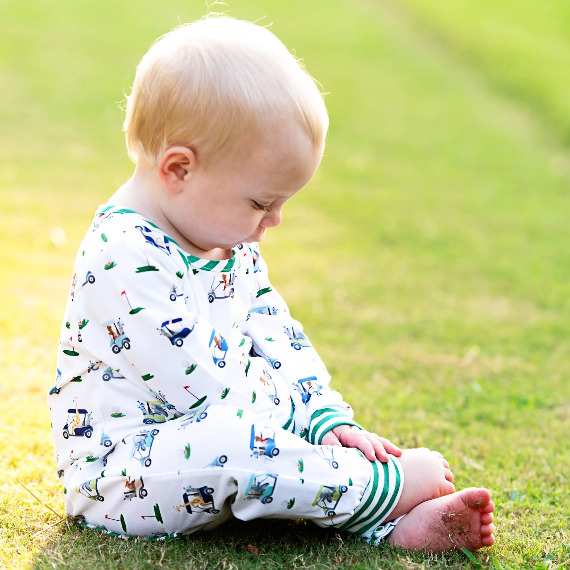 Boys Fairway Golf Romper - Latchkey