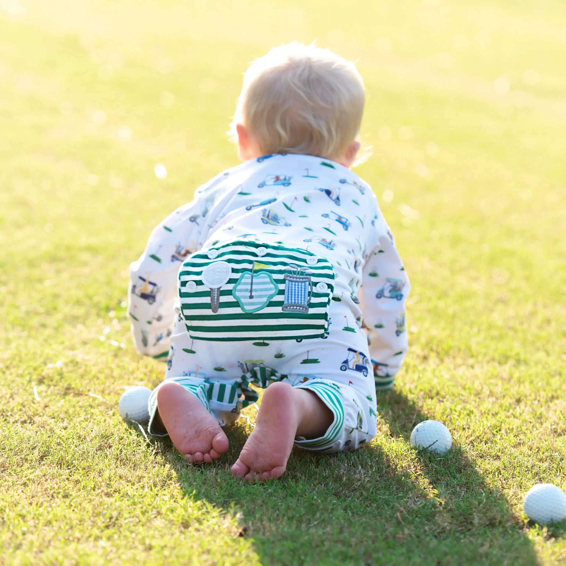 Boys Fairway Golf Romper - Latchkey