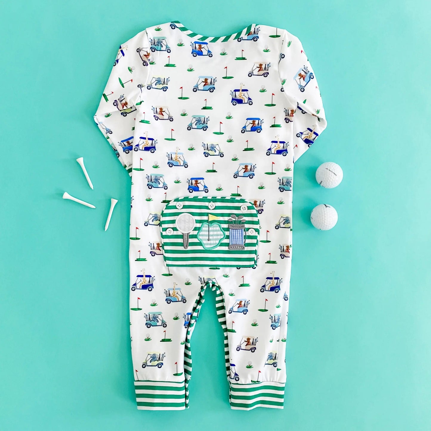 Boys Fairway Golf Romper - Latchkey