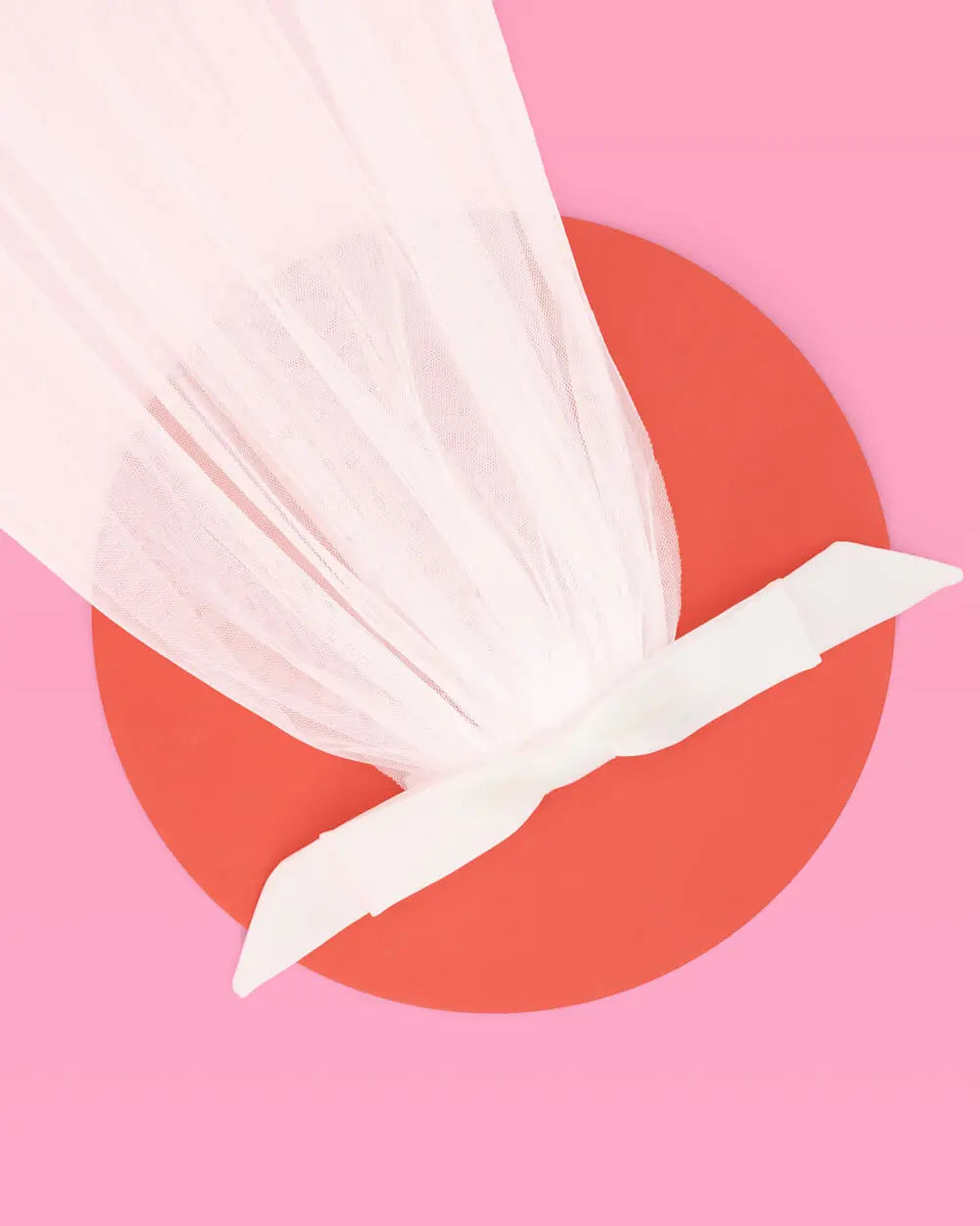 Bridal Bow Veil - satin bow veil xo, Fetti
