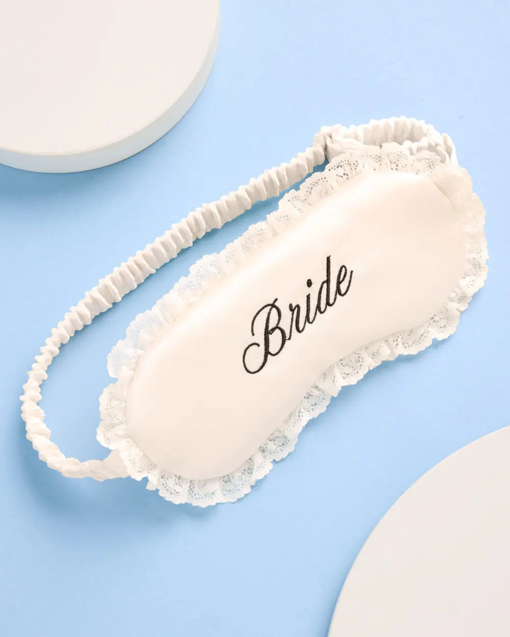 Bride Beauty Trio - bag, eye mask + socks xo, Fetti