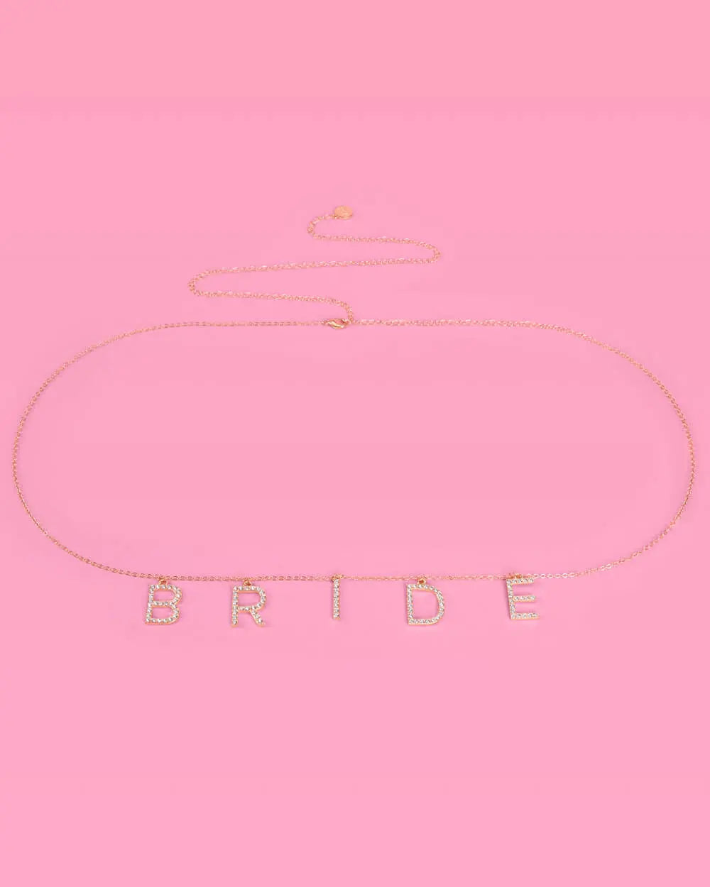 Bride Belly Chain - charm belly chain xo, Fetti