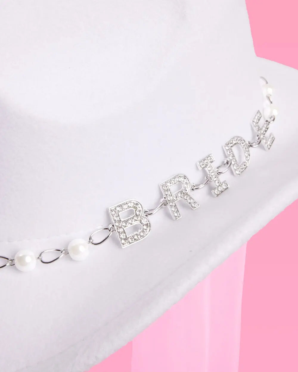 Bride Cowgirl Hat - bride hat + veil xo, Fetti