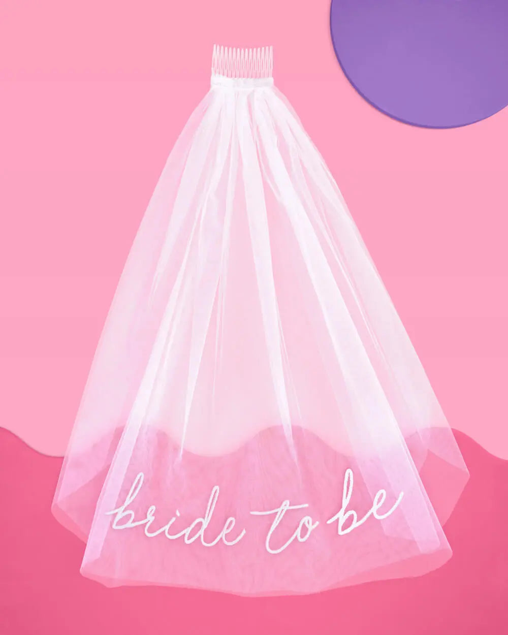 Bride To Be Veil - white embroidered veil xo, Fetti