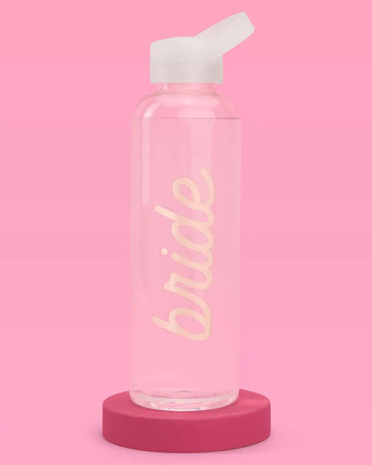 Bride Water Bottle - 16 oz water bottle xo, Fetti