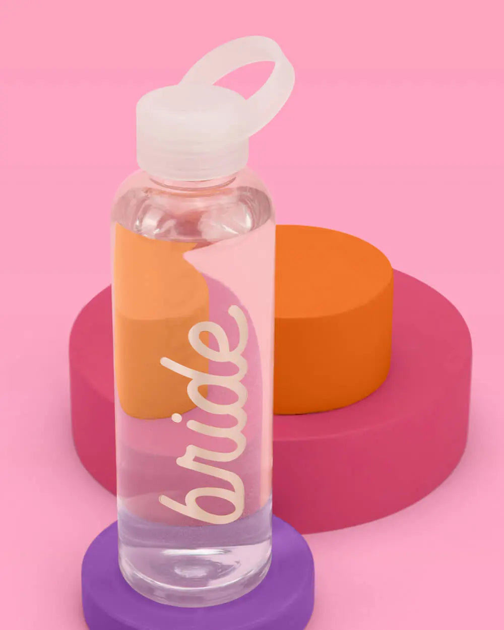 Bride Water Bottle - 16 oz water bottle xo, Fetti