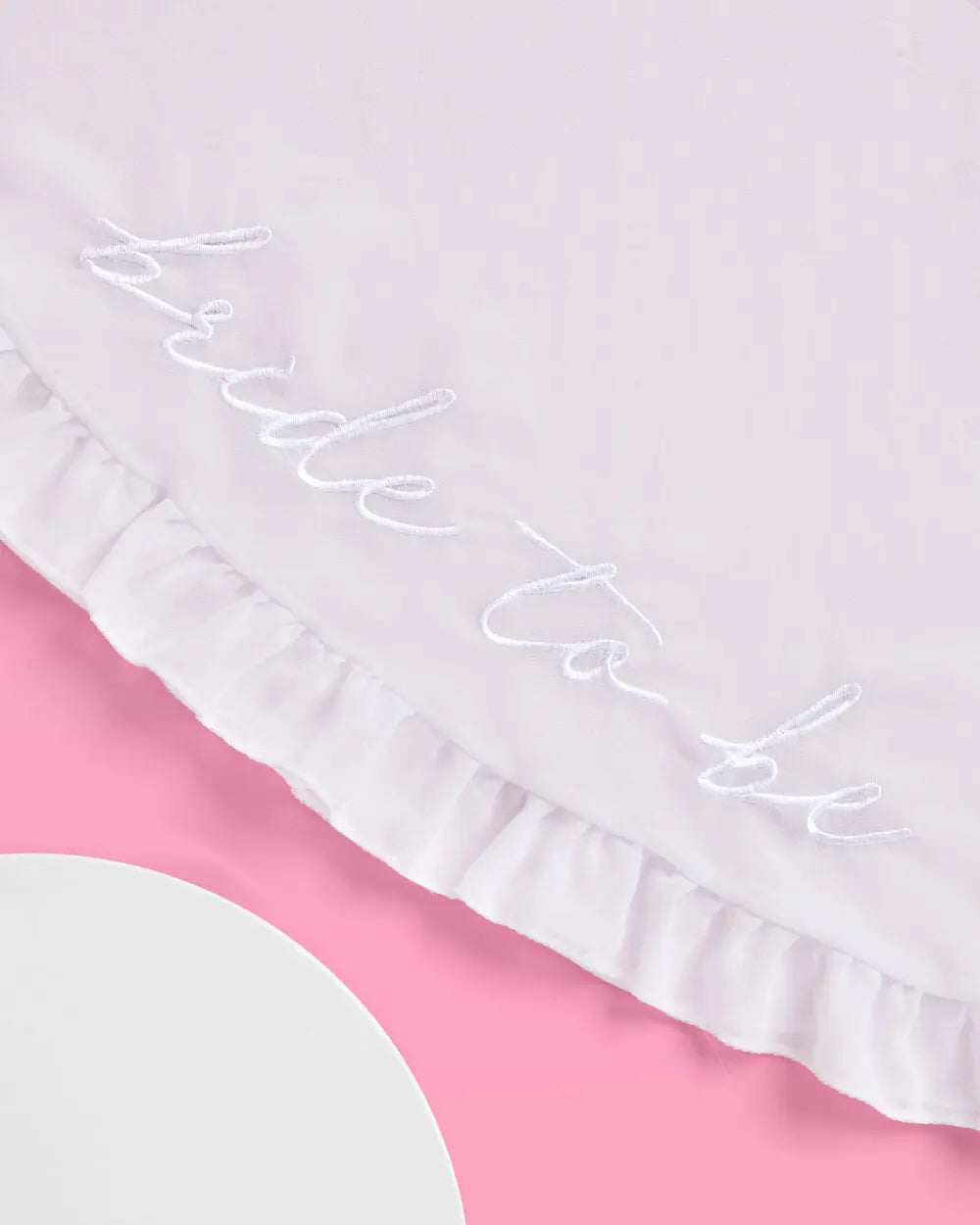 Bride to Be Sarong - white chiffon embroidered sarong xo, Fetti