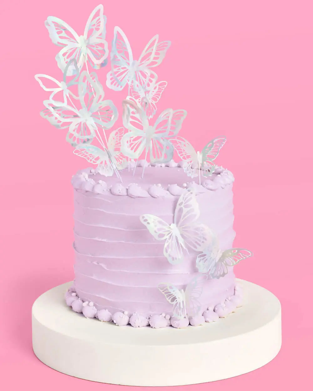 Butterfly Cake Topper - 3D foil cake topper xo, Fetti