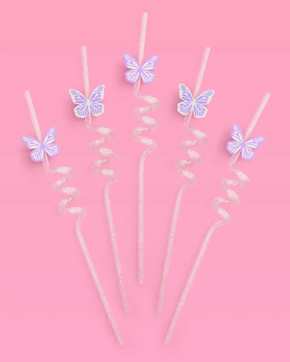 Butterfly Straws - 16 reusable straws xo, Fetti