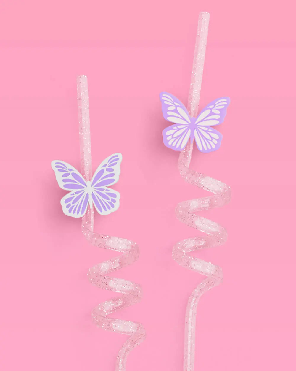 Butterfly Straws - 16 reusable straws xo, Fetti