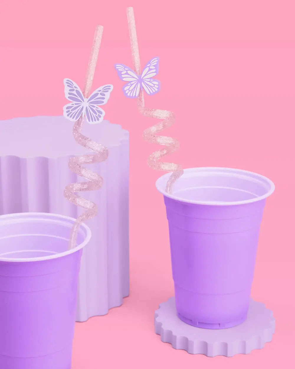Butterfly Straws - 16 reusable straws xo, Fetti