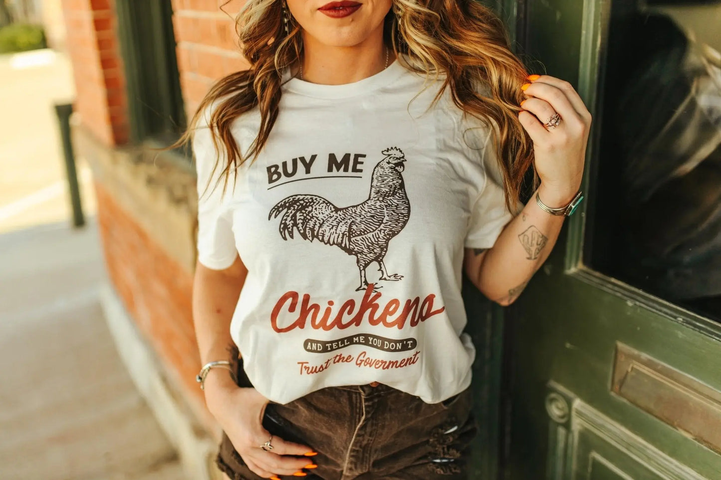 Buy Me Chickens Graphic Tee Wild Junkie