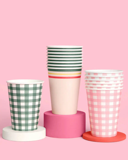 Camp Bride Cups - 24 paper napkins xo, Fetti