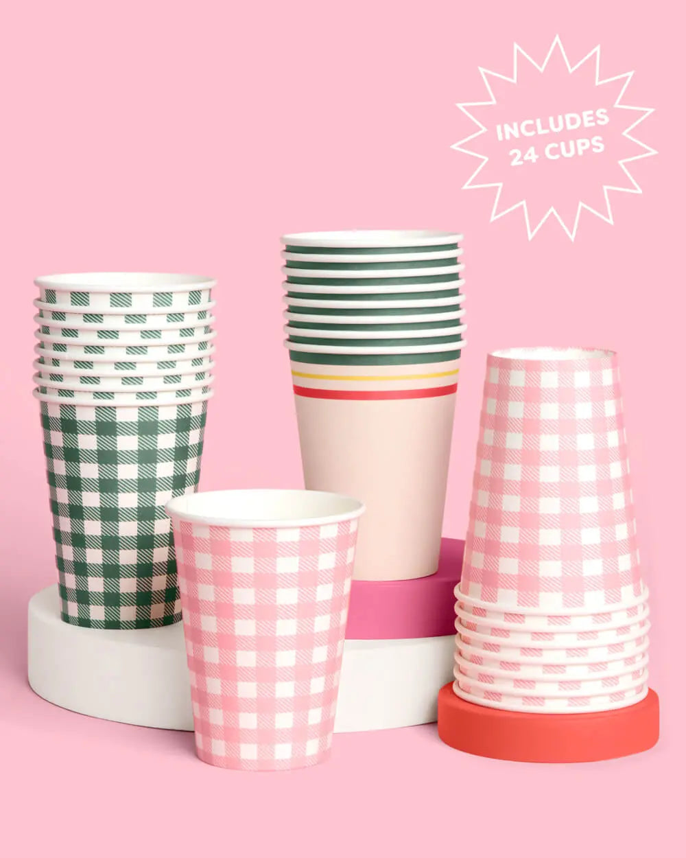 Camp Bride Cups - 24 paper napkins xo, Fetti