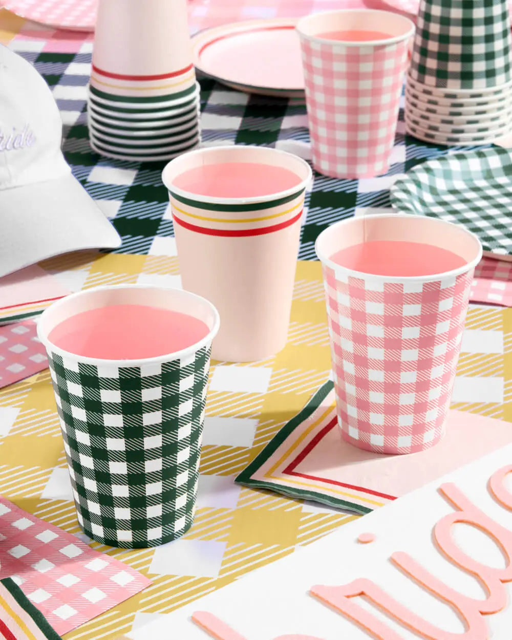 Camp Bride Cups - 24 paper napkins xo, Fetti