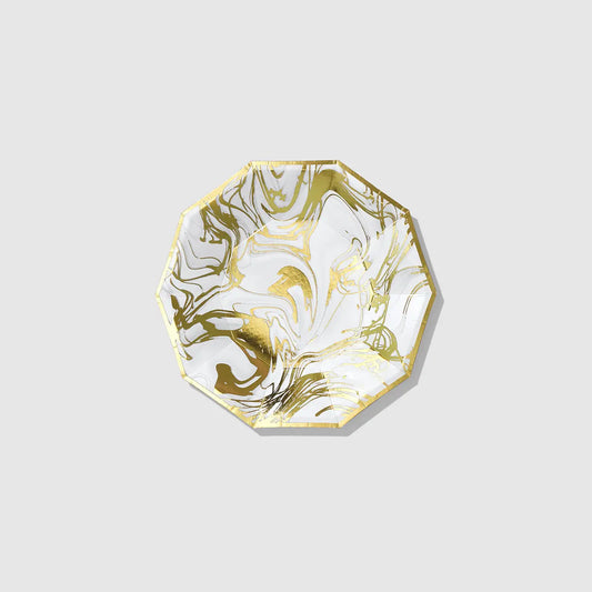 Carrara Marble Small Plates (10 per pack) Coterie