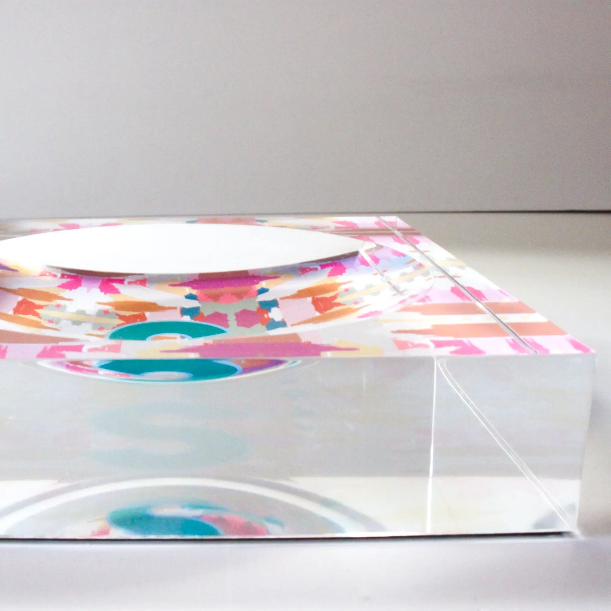 Catchall Tray - Single Initial Maya Blue - New! CB Studio