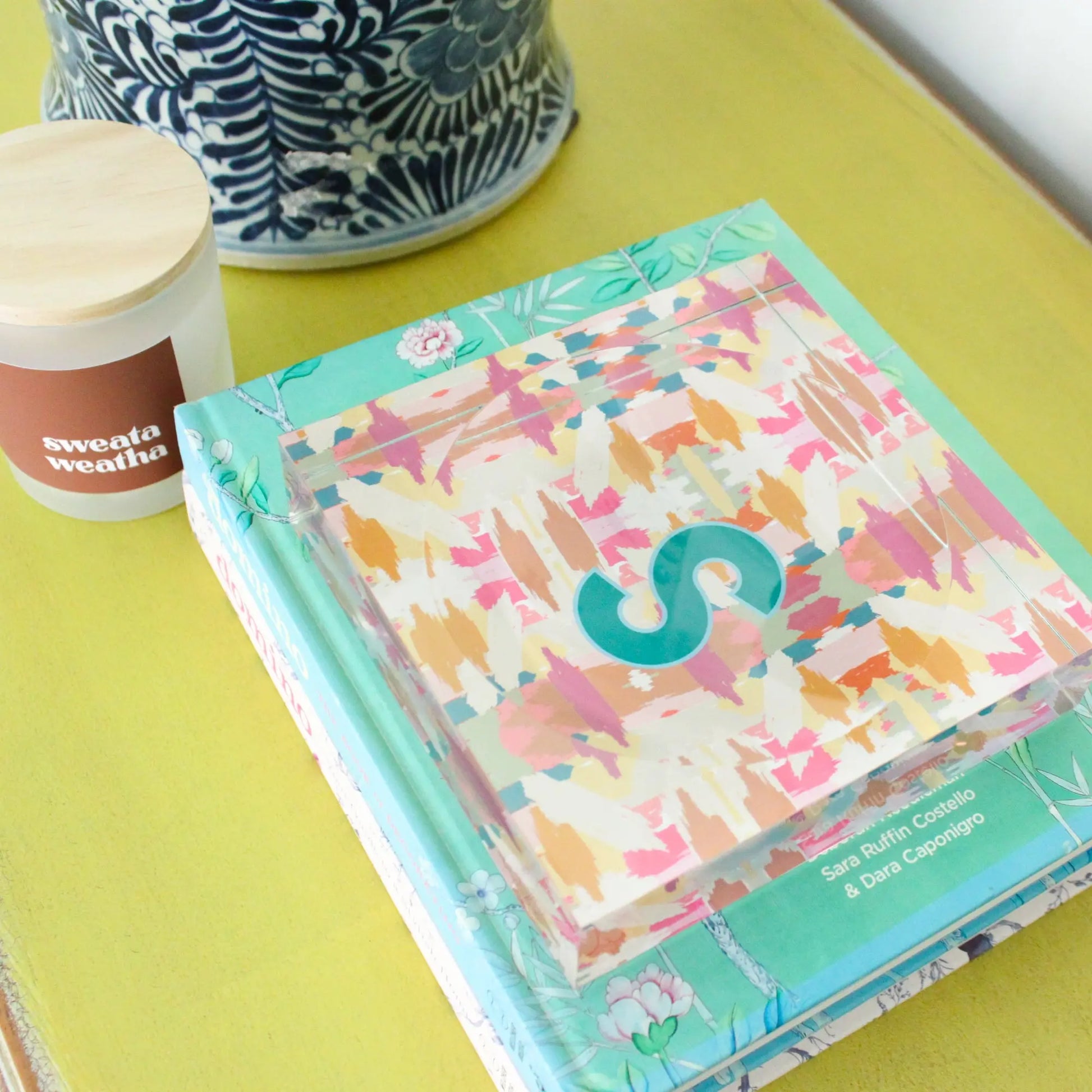 Catchall Tray - Single Initial Mila Copper - New! CB Studio