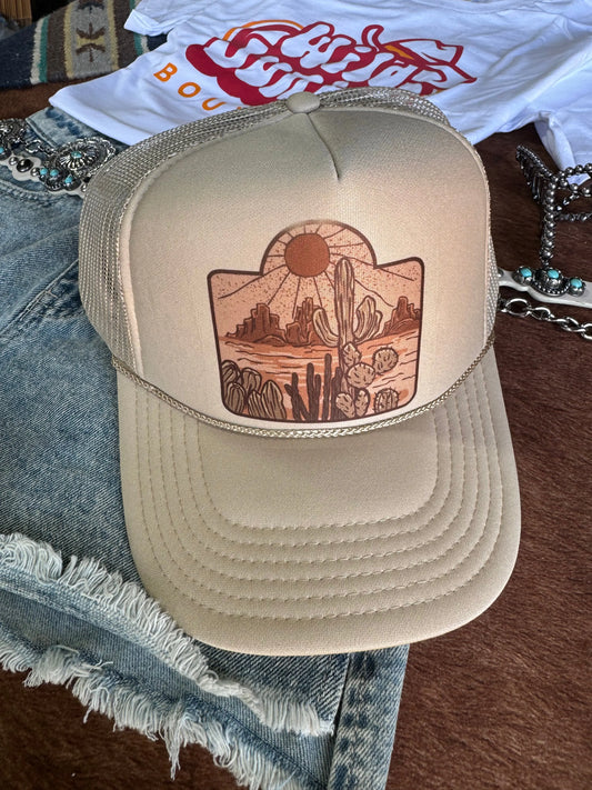 Cattle Tag Trucker Hat Wild Junkie