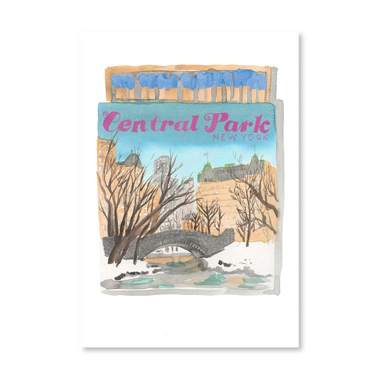 Central Park NYC Matchbook Furbish Studio