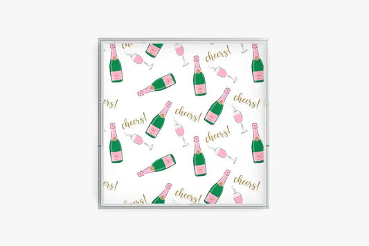 Champagne Acrylic Serving Tray CB Studio