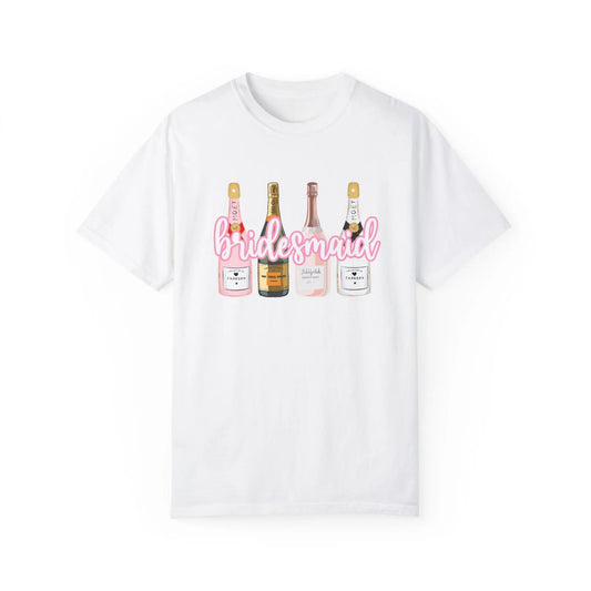 Champagne Dreams Bridal Collection - Bridesmaid Crewneck T-Shirt Printify