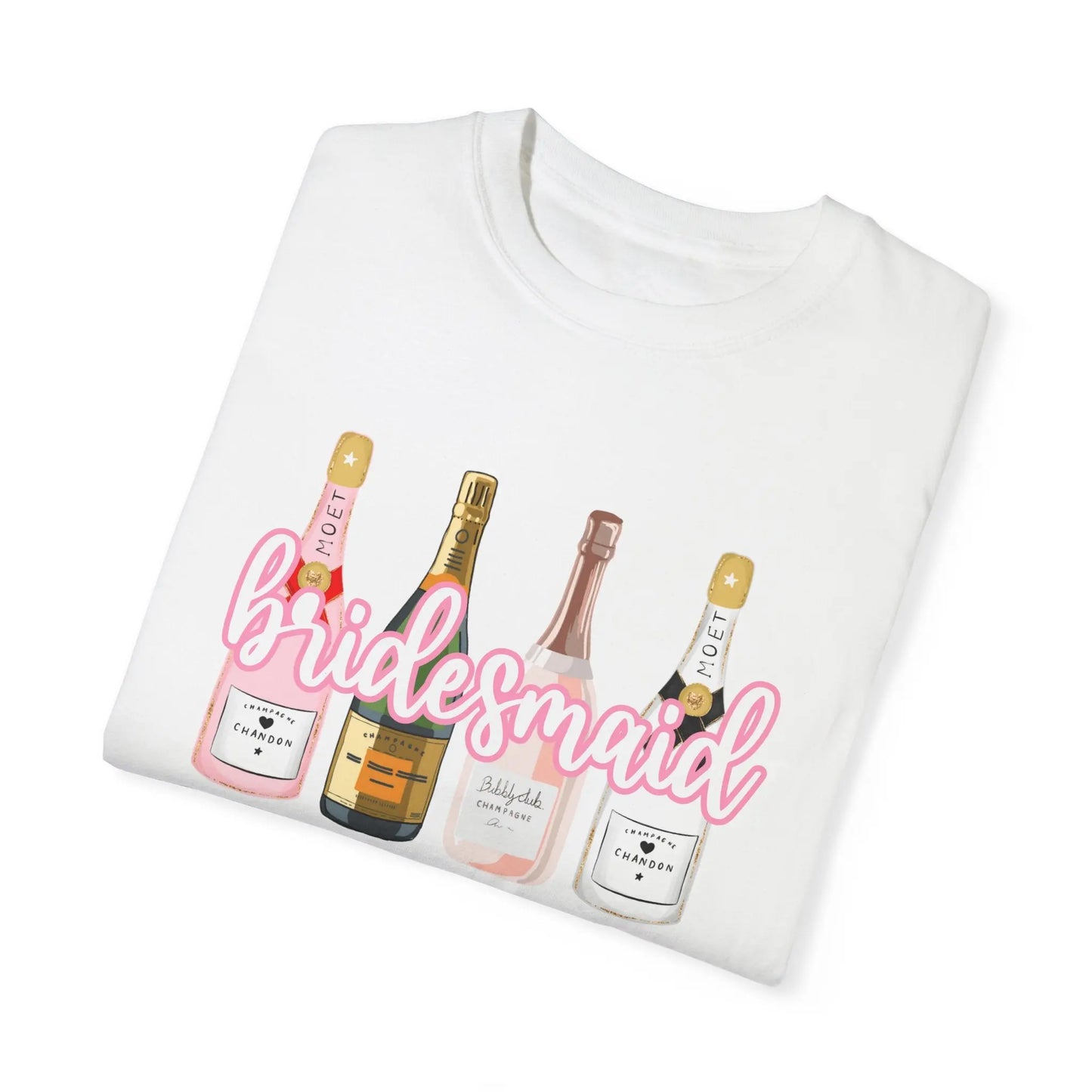 Champagne Dreams Bridal Collection - Bridesmaid Crewneck T-Shirt Printify