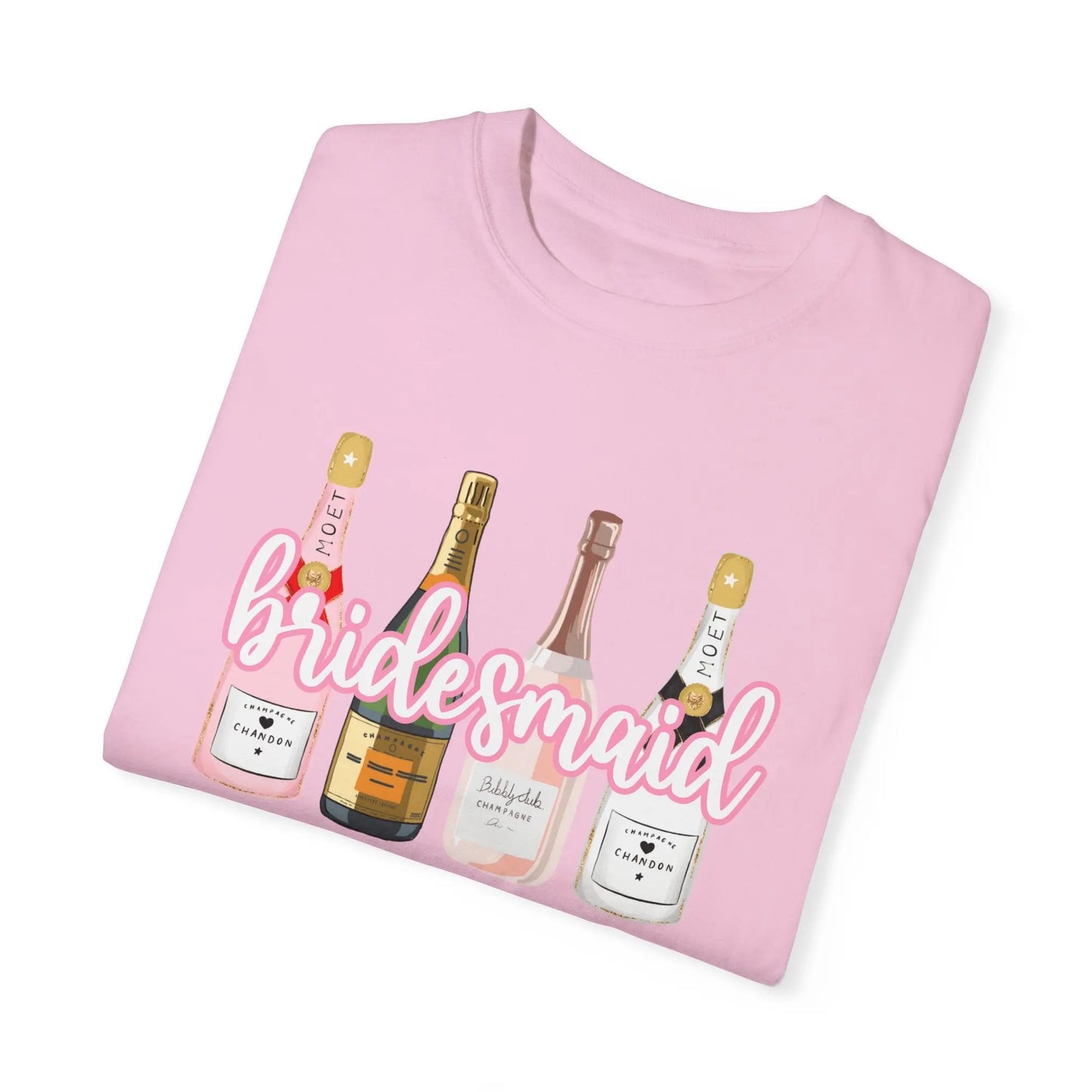 Champagne Dreams Bridal Collection - Bridesmaid Crewneck T-Shirt Printify