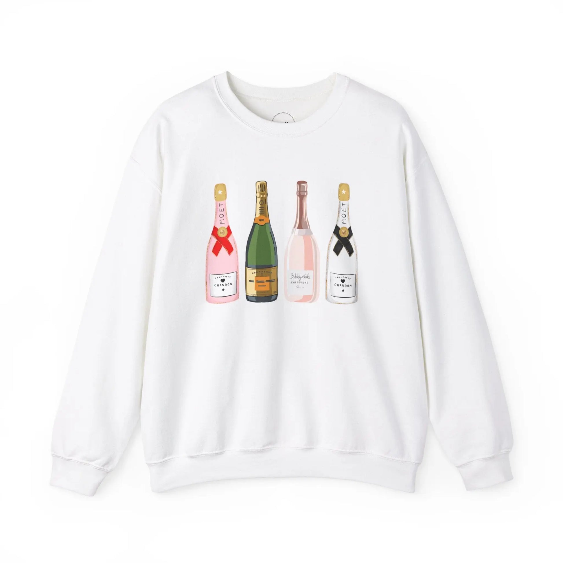 Champagne Problems Crewneck Sweatshirt Printify