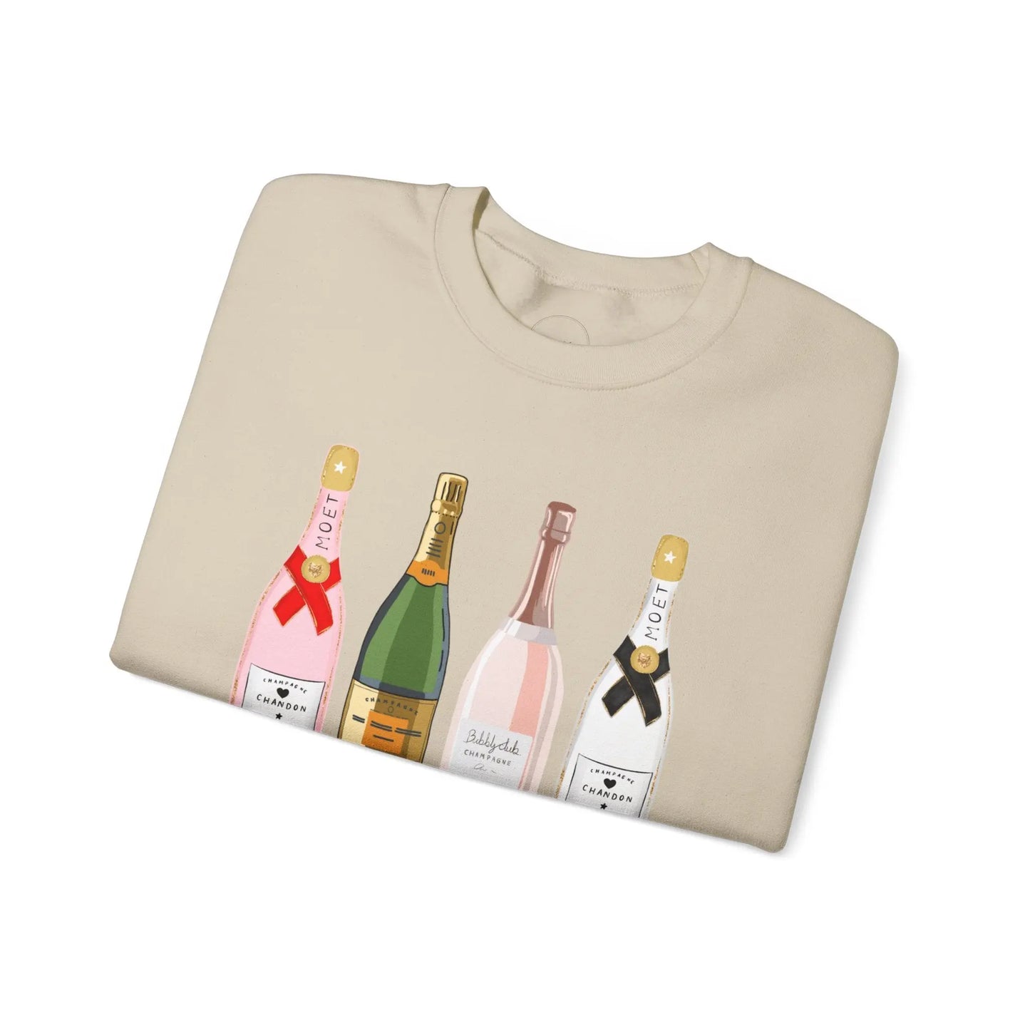 Champagne Problems Crewneck Sweatshirt Printify